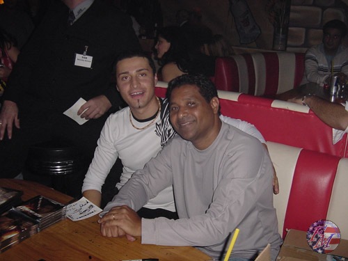 Fan und Stevie B.
